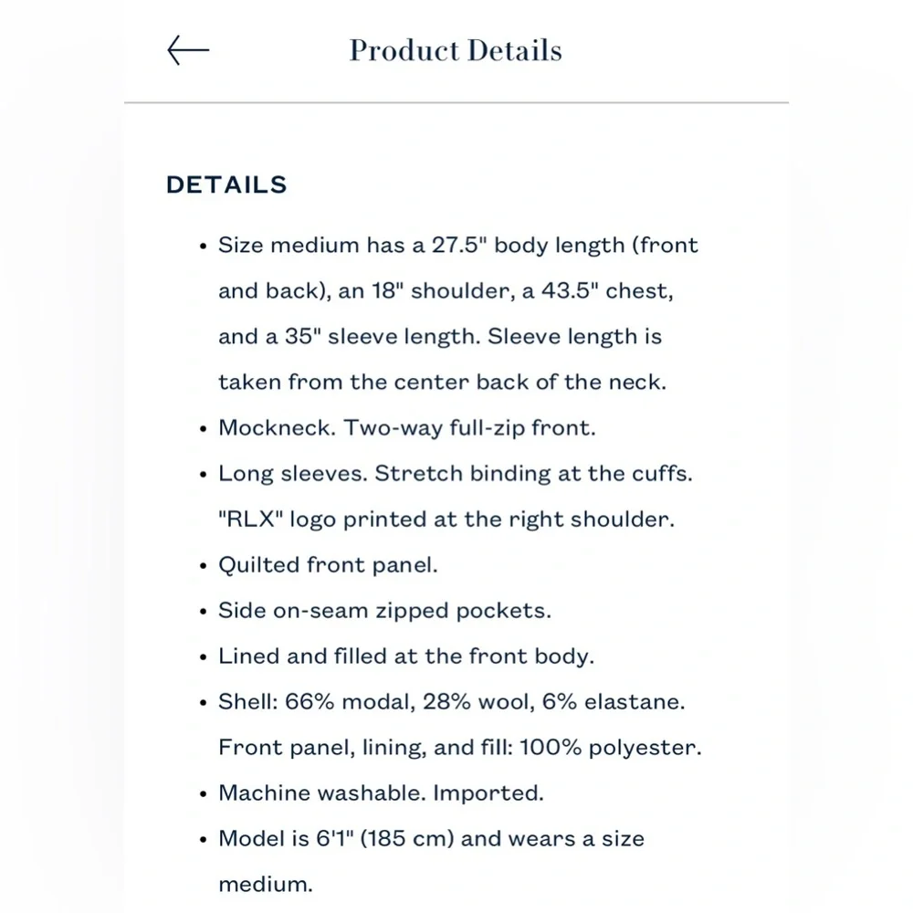 RLX Ralph Lauren Men's Sky Blue Quilted Jacket - Picture 7 of 8